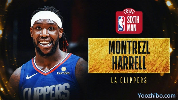 NBA最佳第六人<a href=/basketball/clippers/ target=_blank class=infotextkey>快船</a>前锋哈雷尔当选