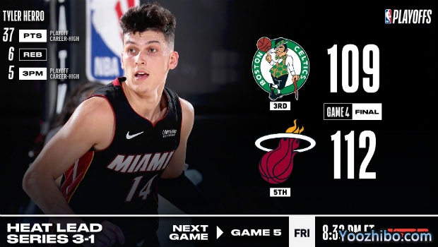 <a href=/basketball/heat/ target=_blank class=infotextkey>热火</a>险胜绿军大比分3-1夺赛点！